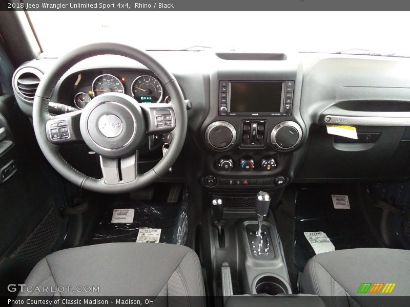 Rhino / Black 2018 Jeep Wrangler Unlimited Sport 4x4