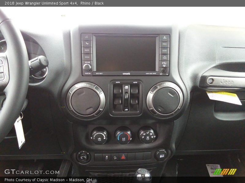 Rhino / Black 2018 Jeep Wrangler Unlimited Sport 4x4