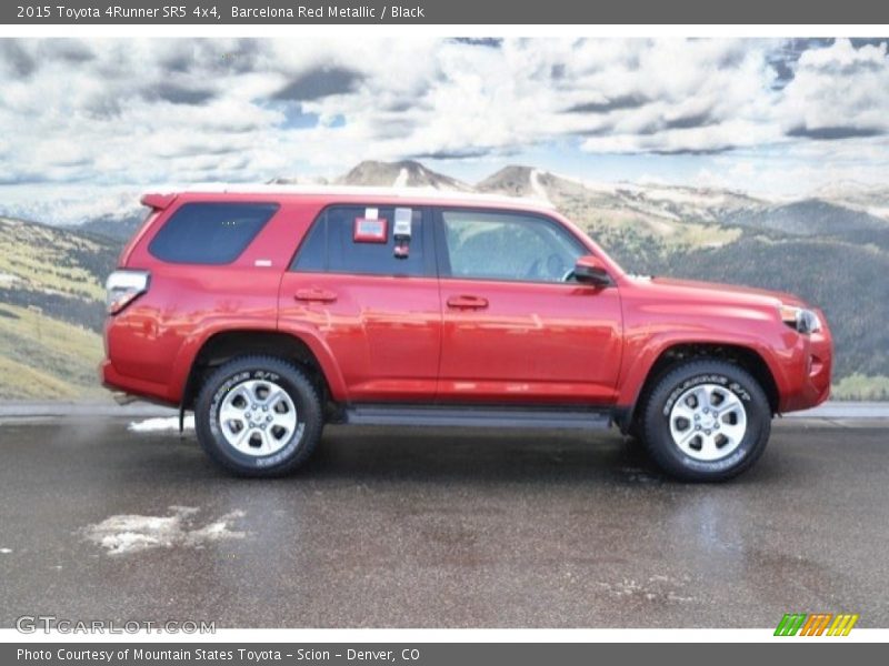 Barcelona Red Metallic / Black 2015 Toyota 4Runner SR5 4x4