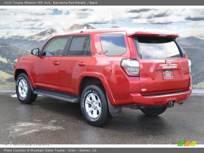 Barcelona Red Metallic / Black 2015 Toyota 4Runner SR5 4x4
