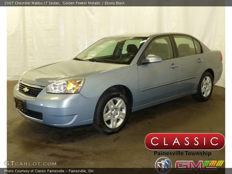 Golden Pewter Metallic / Ebony Black 2007 Chevrolet Malibu LT Sedan