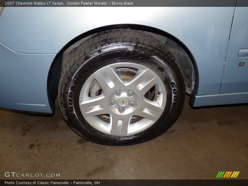 Golden Pewter Metallic / Ebony Black 2007 Chevrolet Malibu LT Sedan