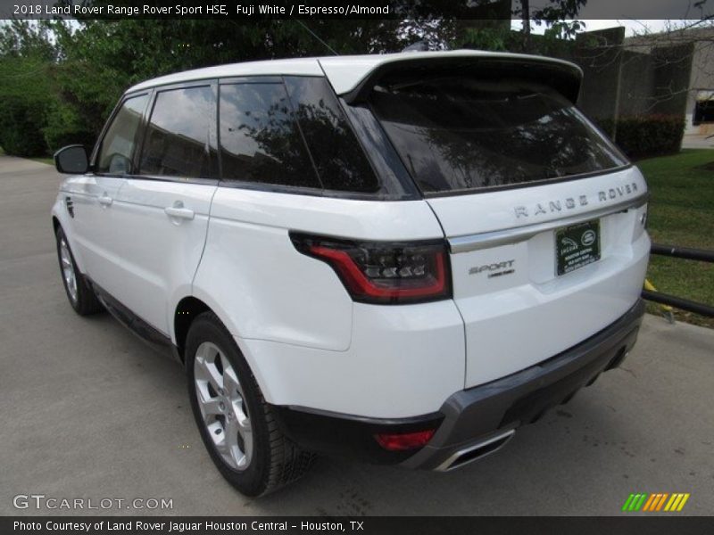 Fuji White / Espresso/Almond 2018 Land Rover Range Rover Sport HSE