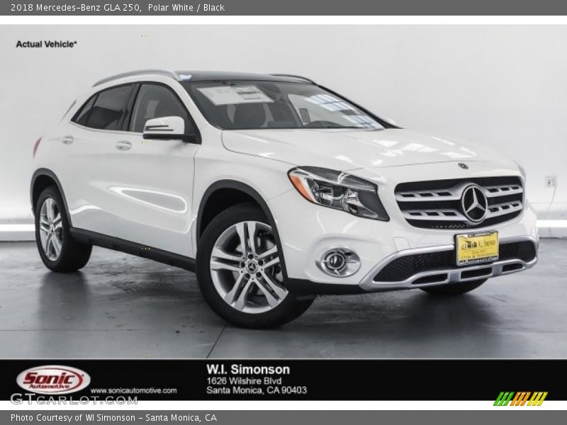 Polar White / Black 2018 Mercedes-Benz GLA 250