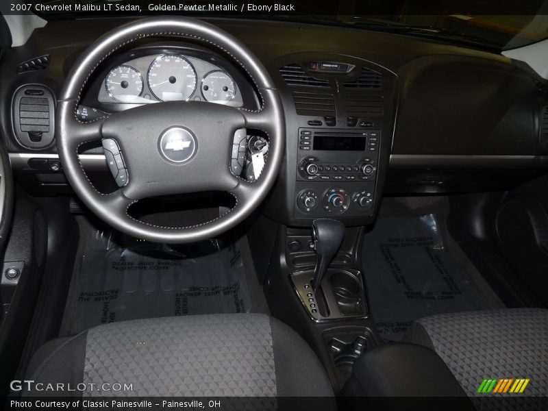 Golden Pewter Metallic / Ebony Black 2007 Chevrolet Malibu LT Sedan