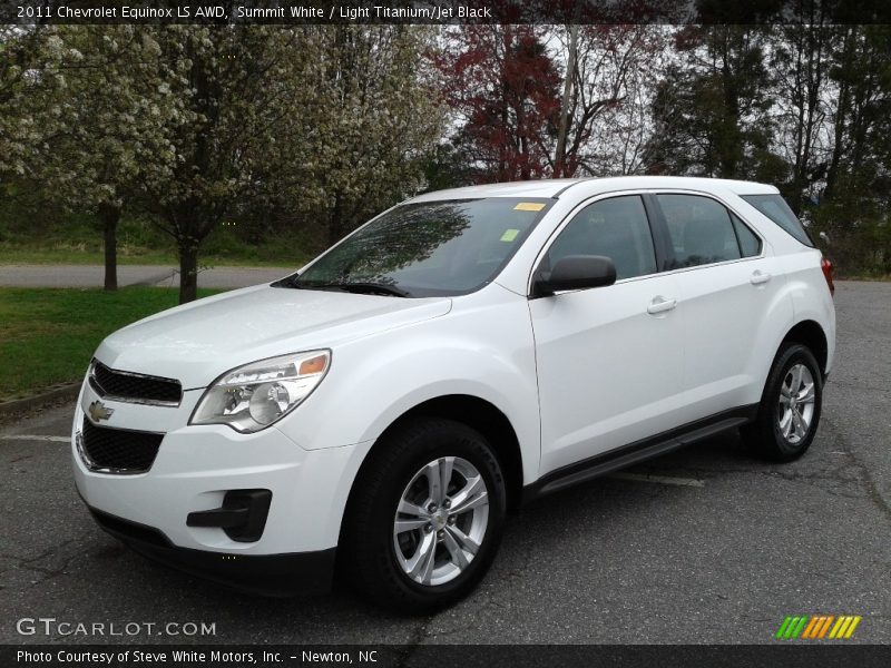 Summit White / Light Titanium/Jet Black 2011 Chevrolet Equinox LS AWD