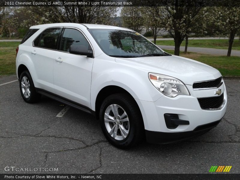 Summit White / Light Titanium/Jet Black 2011 Chevrolet Equinox LS AWD