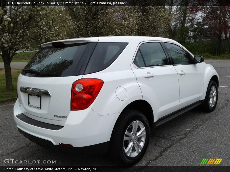 Summit White / Light Titanium/Jet Black 2011 Chevrolet Equinox LS AWD