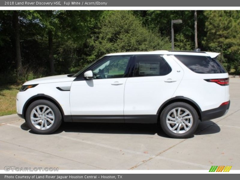 Fuji White / Acorn/Ebony 2018 Land Rover Discovery HSE