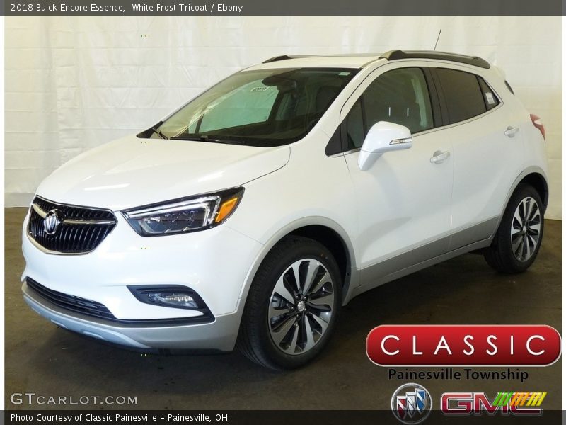 White Frost Tricoat / Ebony 2018 Buick Encore Essence