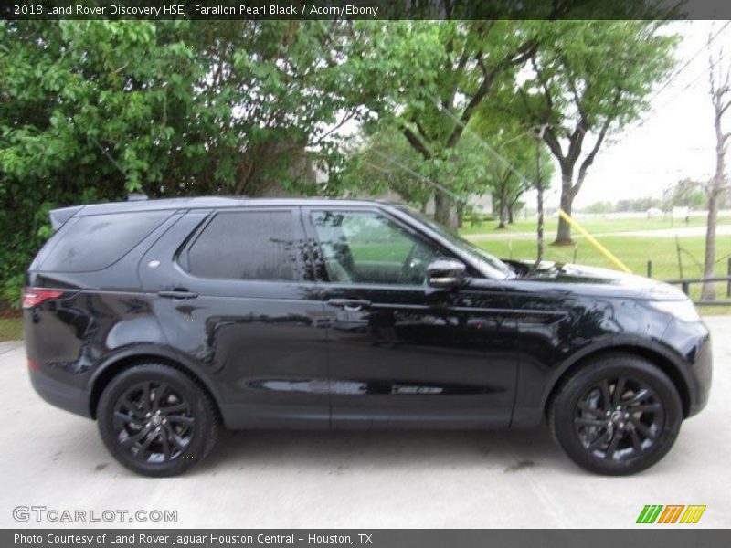 Farallon Pearl Black / Acorn/Ebony 2018 Land Rover Discovery HSE