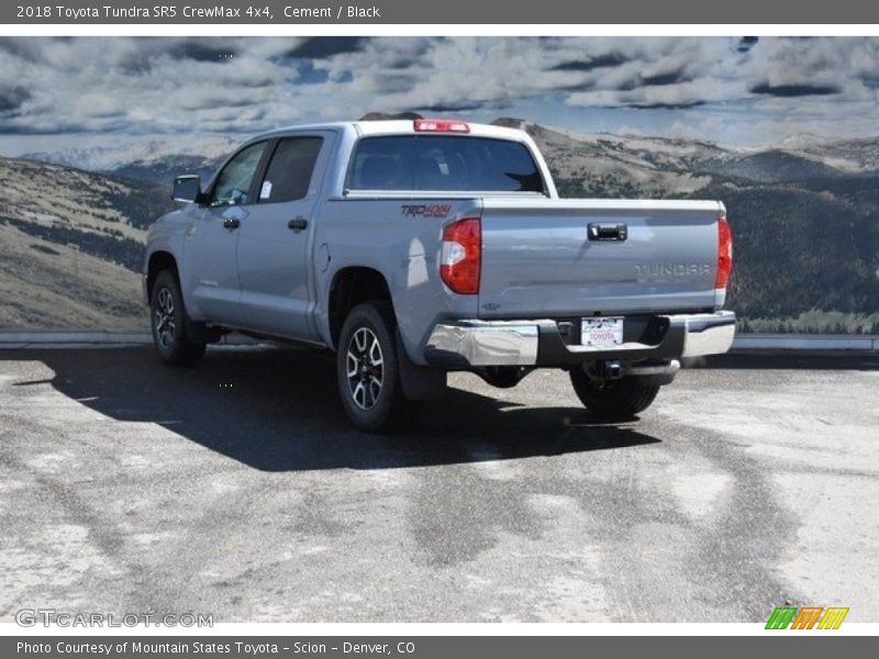Cement / Black 2018 Toyota Tundra SR5 CrewMax 4x4