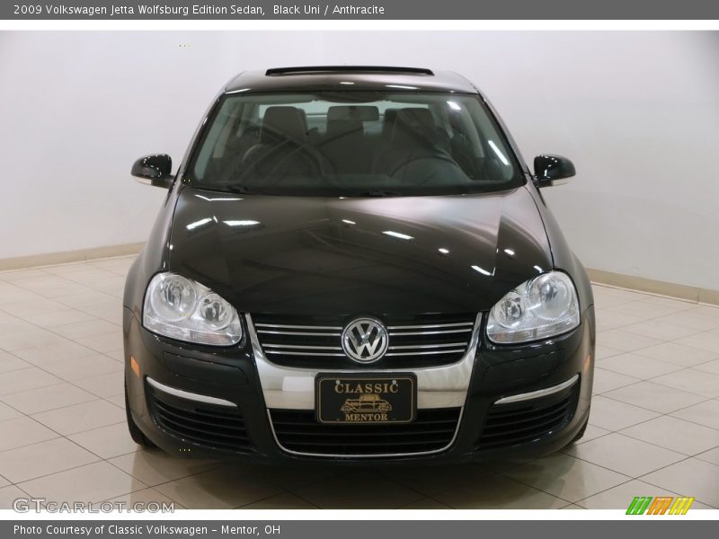 Black Uni / Anthracite 2009 Volkswagen Jetta Wolfsburg Edition Sedan