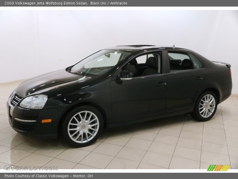 Black Uni / Anthracite 2009 Volkswagen Jetta Wolfsburg Edition Sedan