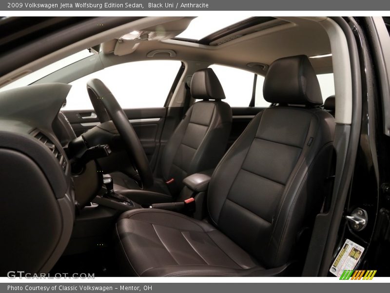 Black Uni / Anthracite 2009 Volkswagen Jetta Wolfsburg Edition Sedan