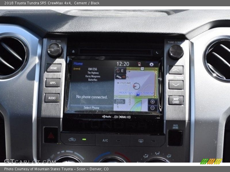 Cement / Black 2018 Toyota Tundra SR5 CrewMax 4x4