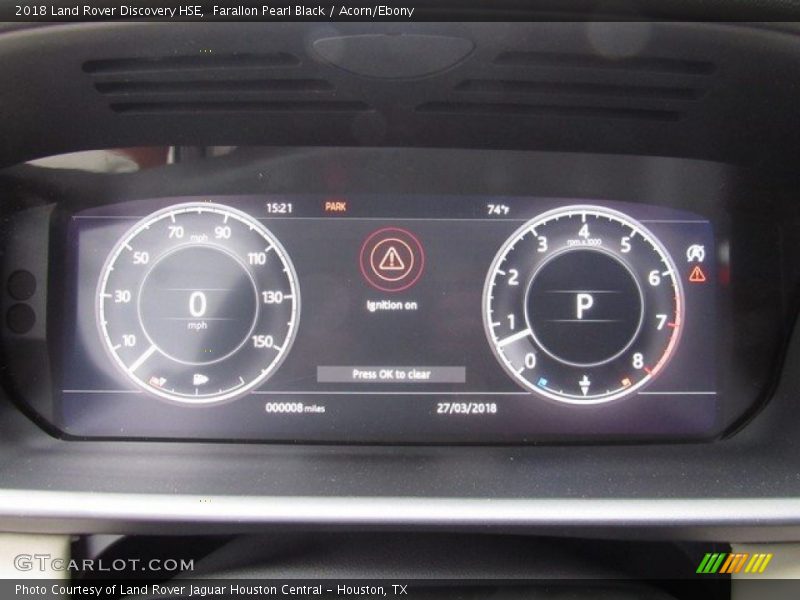Farallon Pearl Black / Acorn/Ebony 2018 Land Rover Discovery HSE