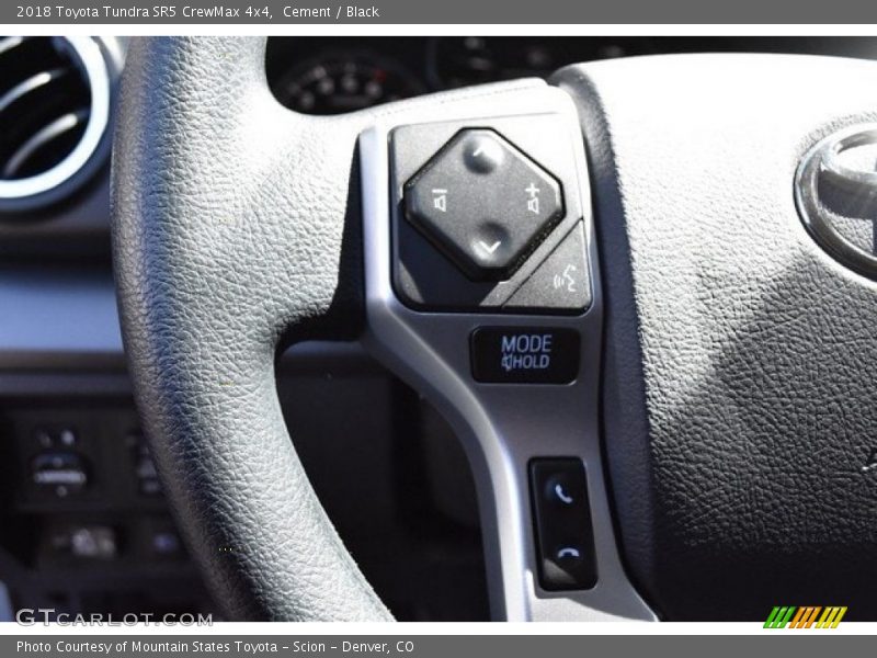 Cement / Black 2018 Toyota Tundra SR5 CrewMax 4x4