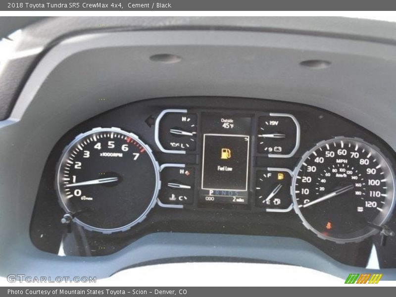 Cement / Black 2018 Toyota Tundra SR5 CrewMax 4x4