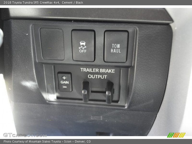 Cement / Black 2018 Toyota Tundra SR5 CrewMax 4x4