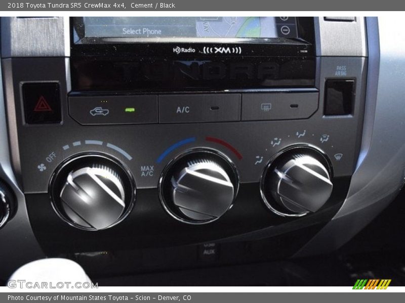 Cement / Black 2018 Toyota Tundra SR5 CrewMax 4x4