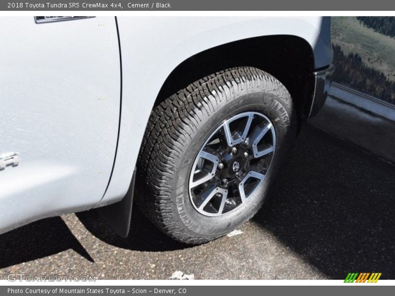 Cement / Black 2018 Toyota Tundra SR5 CrewMax 4x4