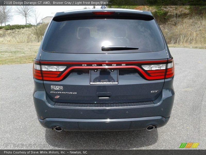 Bruiser Gray / Light Frost Beige/Black 2018 Dodge Durango GT AWD
