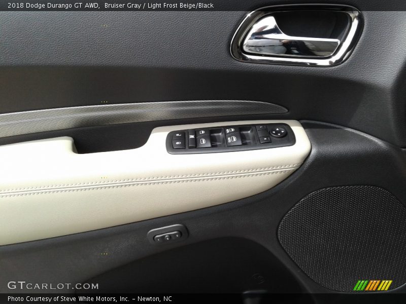 Bruiser Gray / Light Frost Beige/Black 2018 Dodge Durango GT AWD