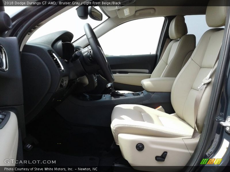 Bruiser Gray / Light Frost Beige/Black 2018 Dodge Durango GT AWD