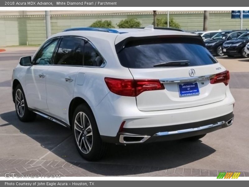 White Diamond Pearl / Parchment 2018 Acura MDX Advance