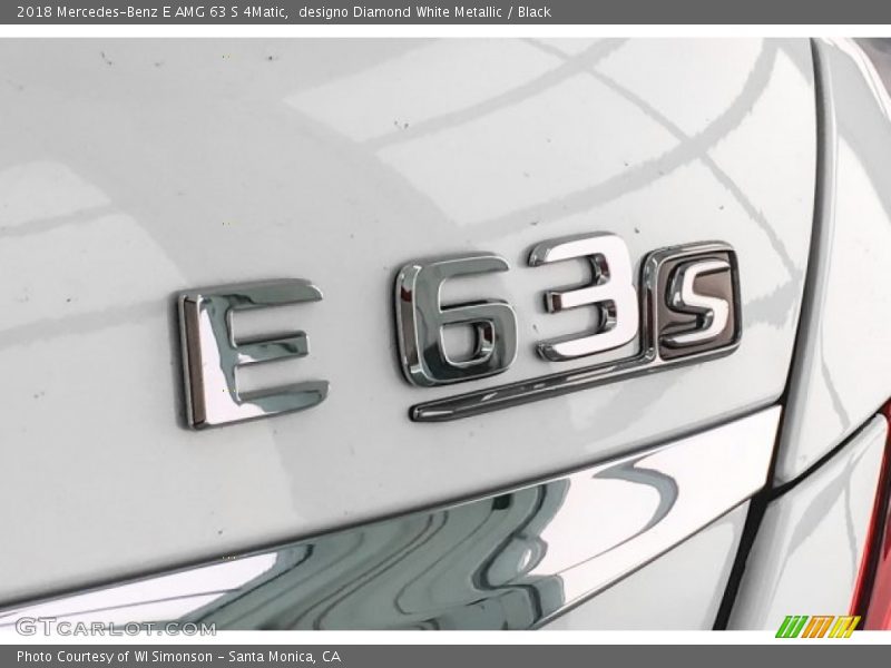 designo Diamond White Metallic / Black 2018 Mercedes-Benz E AMG 63 S 4Matic