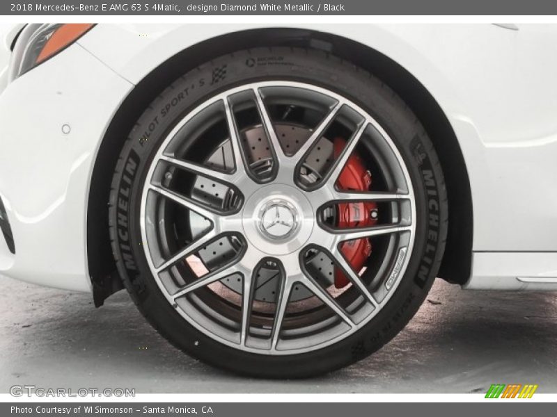 designo Diamond White Metallic / Black 2018 Mercedes-Benz E AMG 63 S 4Matic