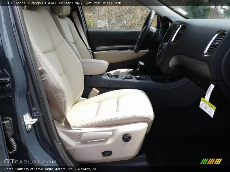 Bruiser Gray / Light Frost Beige/Black 2018 Dodge Durango GT AWD