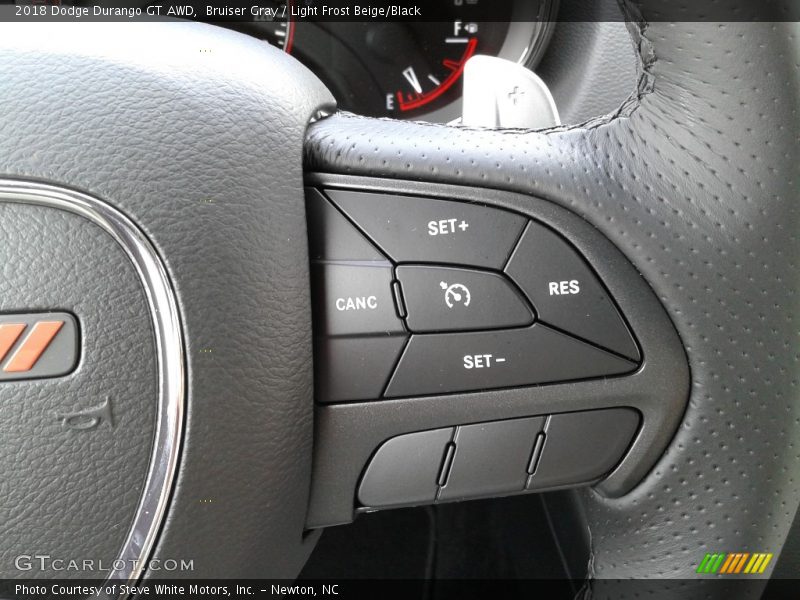 Bruiser Gray / Light Frost Beige/Black 2018 Dodge Durango GT AWD
