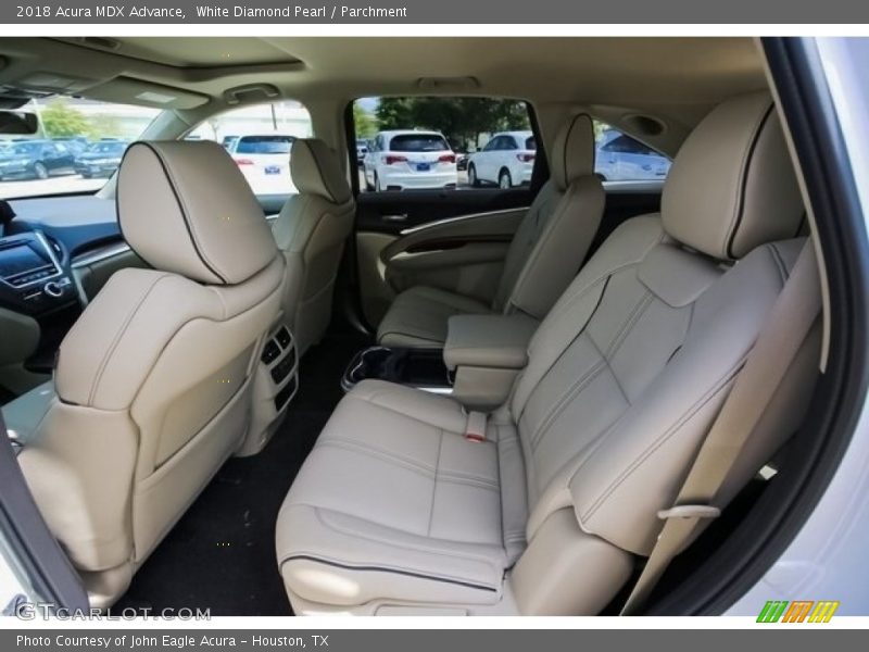 White Diamond Pearl / Parchment 2018 Acura MDX Advance