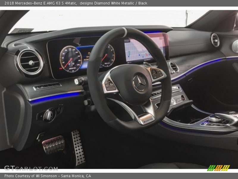 designo Diamond White Metallic / Black 2018 Mercedes-Benz E AMG 63 S 4Matic