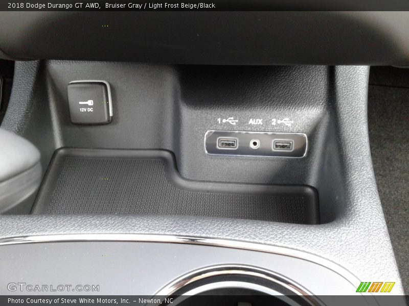 Bruiser Gray / Light Frost Beige/Black 2018 Dodge Durango GT AWD