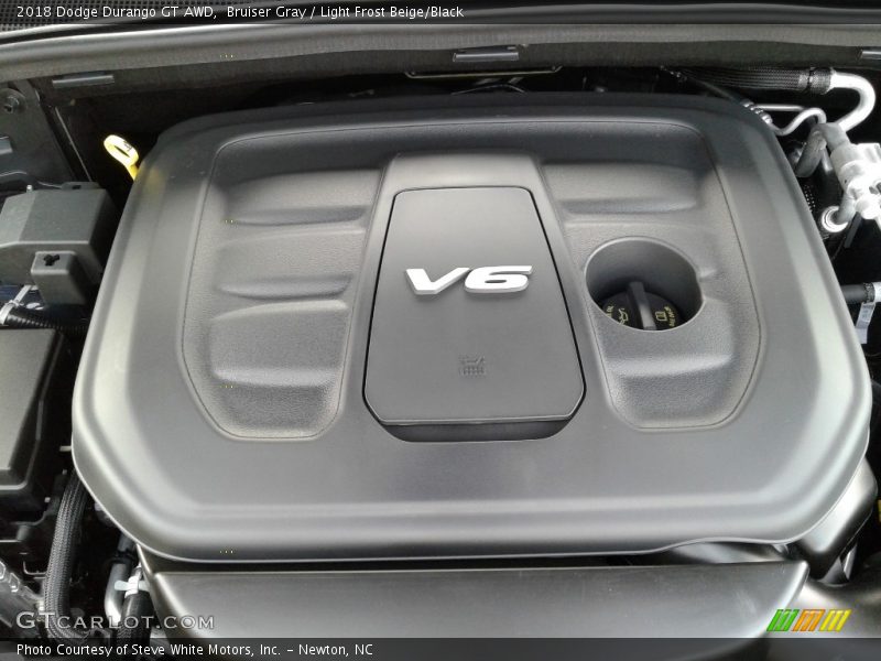 Bruiser Gray / Light Frost Beige/Black 2018 Dodge Durango GT AWD