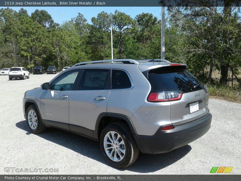 Billet Silver Metallic / Black 2019 Jeep Cherokee Latitude