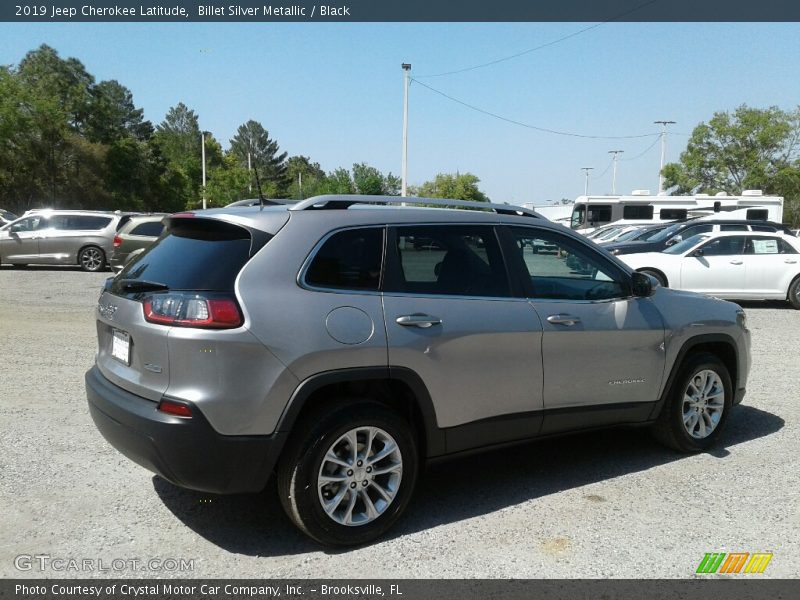 Billet Silver Metallic / Black 2019 Jeep Cherokee Latitude