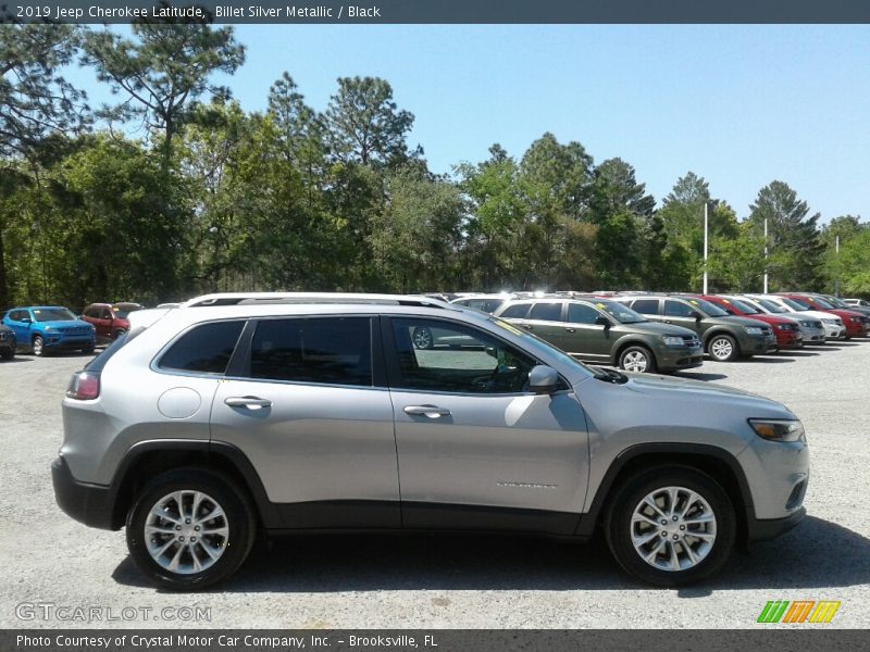 Billet Silver Metallic / Black 2019 Jeep Cherokee Latitude