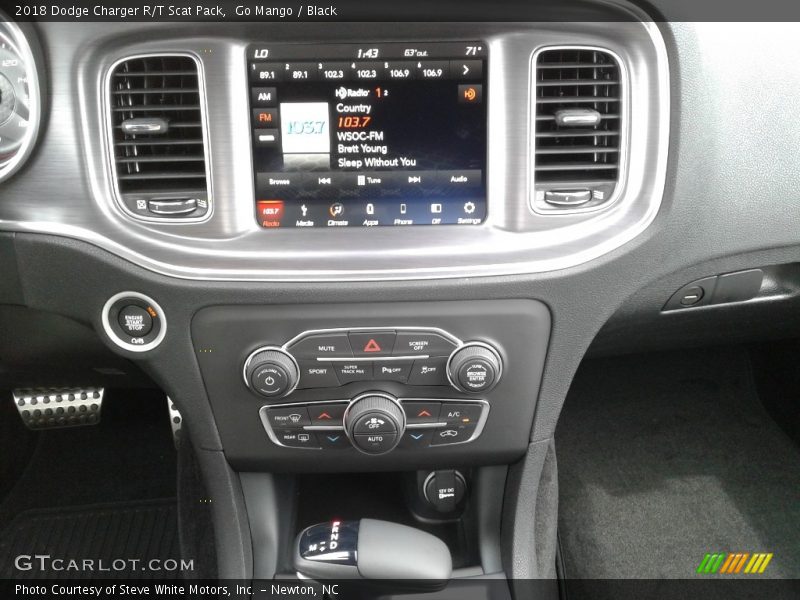 Go Mango / Black 2018 Dodge Charger R/T Scat Pack