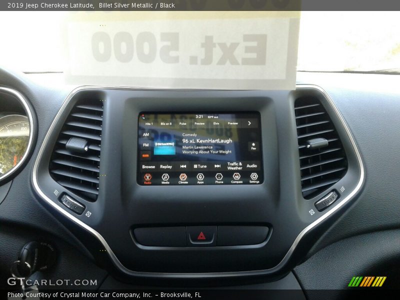 Billet Silver Metallic / Black 2019 Jeep Cherokee Latitude