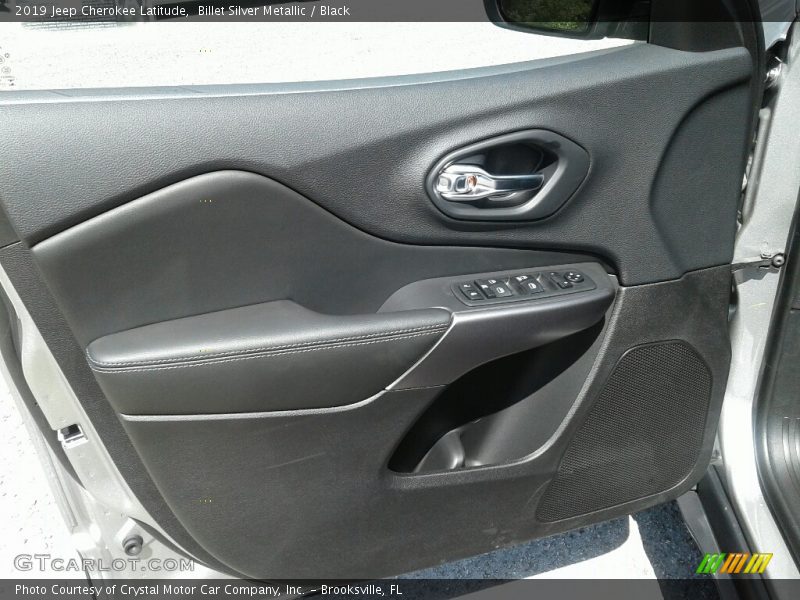 Billet Silver Metallic / Black 2019 Jeep Cherokee Latitude