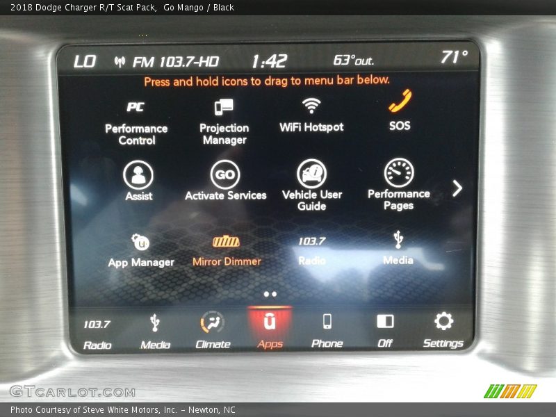 Go Mango / Black 2018 Dodge Charger R/T Scat Pack