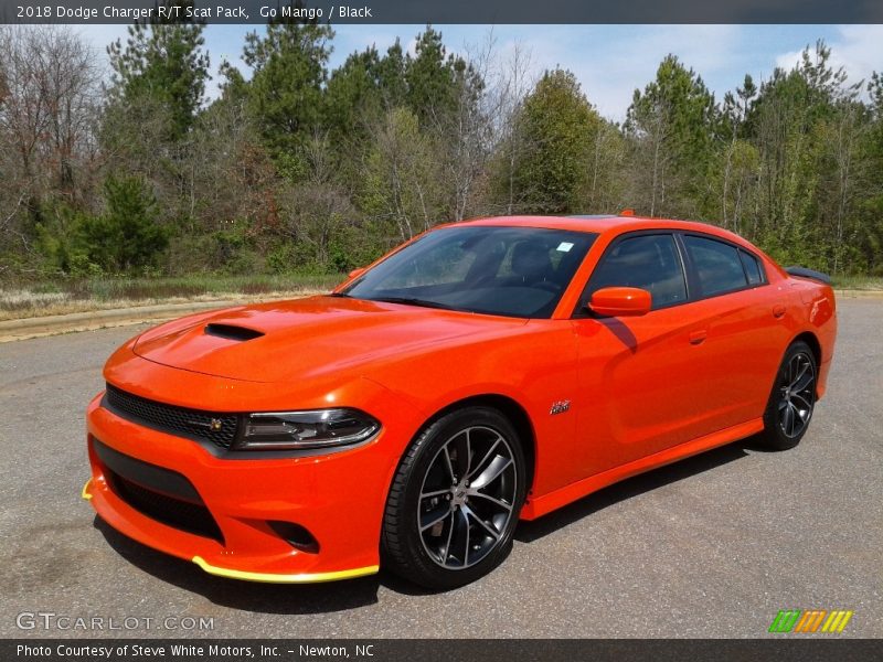 Go Mango / Black 2018 Dodge Charger R/T Scat Pack