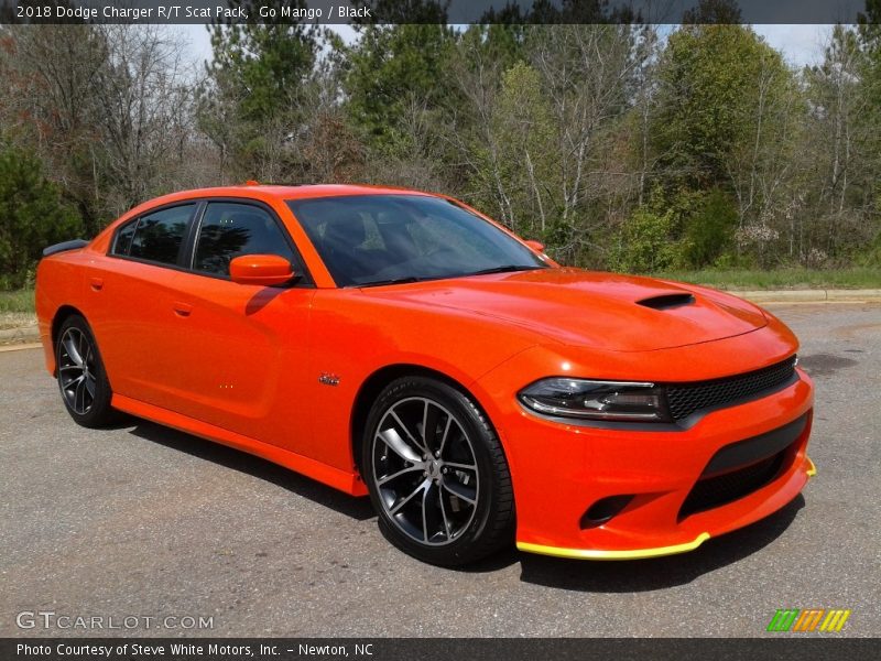 Go Mango / Black 2018 Dodge Charger R/T Scat Pack