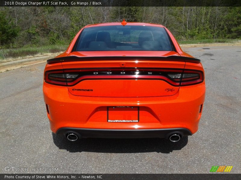 Go Mango / Black 2018 Dodge Charger R/T Scat Pack