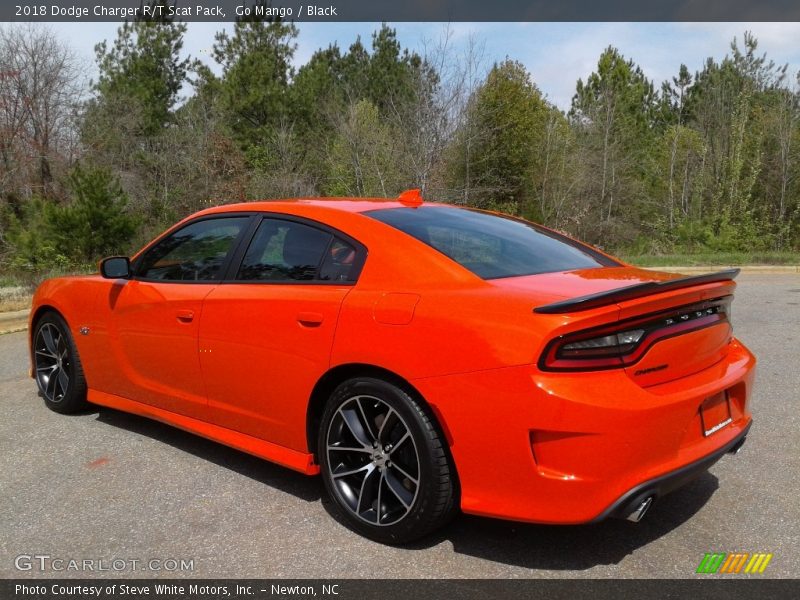 Go Mango / Black 2018 Dodge Charger R/T Scat Pack