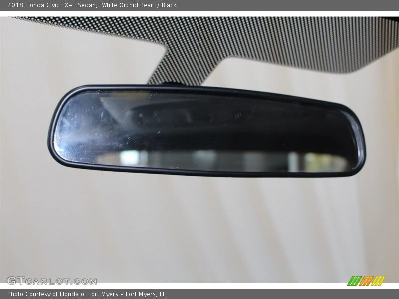 White Orchid Pearl / Black 2018 Honda Civic EX-T Sedan
